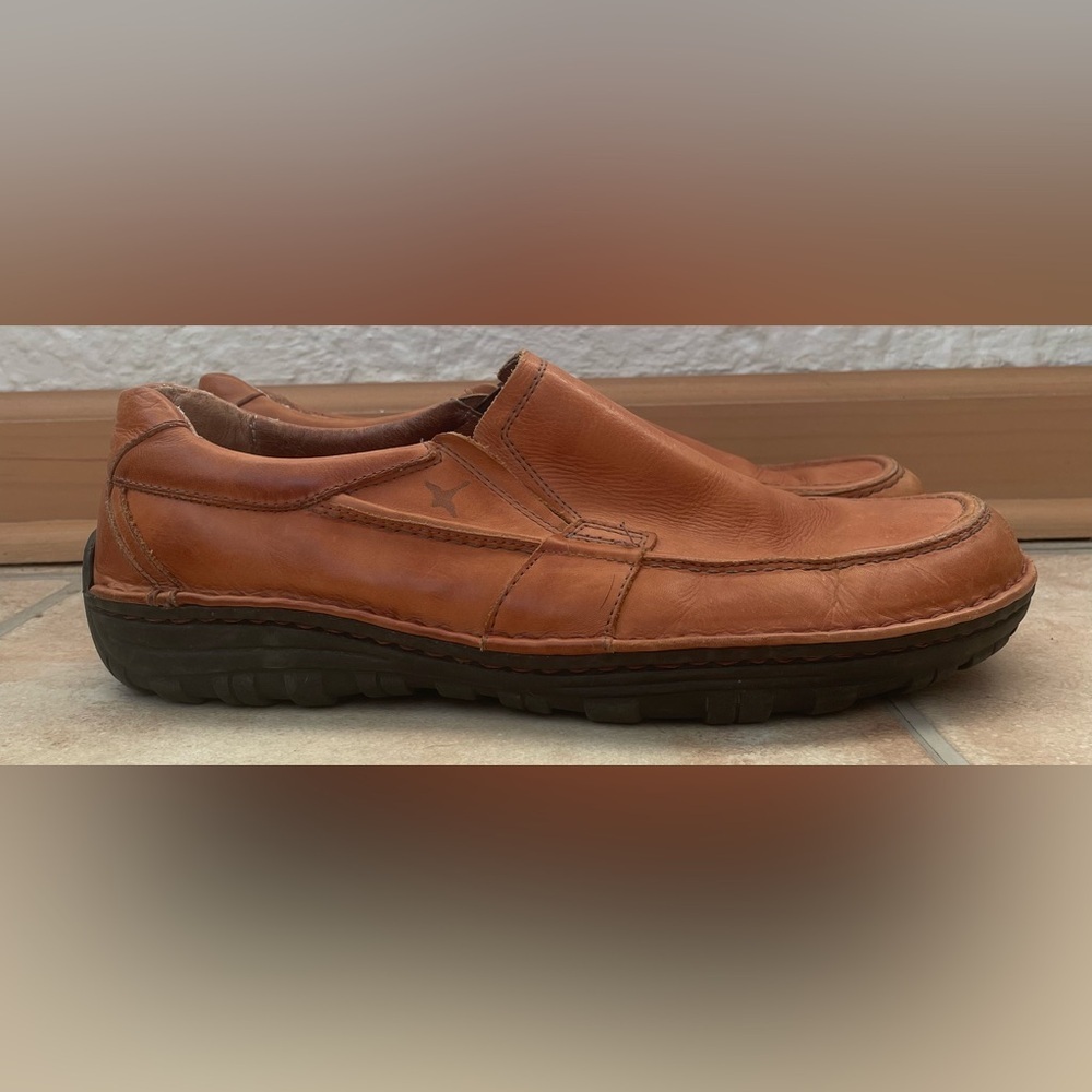 Mens Pikolinos Loafer Slip On Tan Leather Comfort Shoes Size EU46 12.5-13